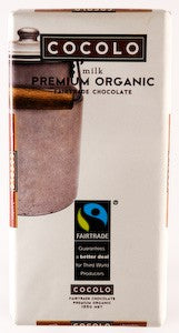 Cocolo, Milk Chocolate, Organic, 100 g