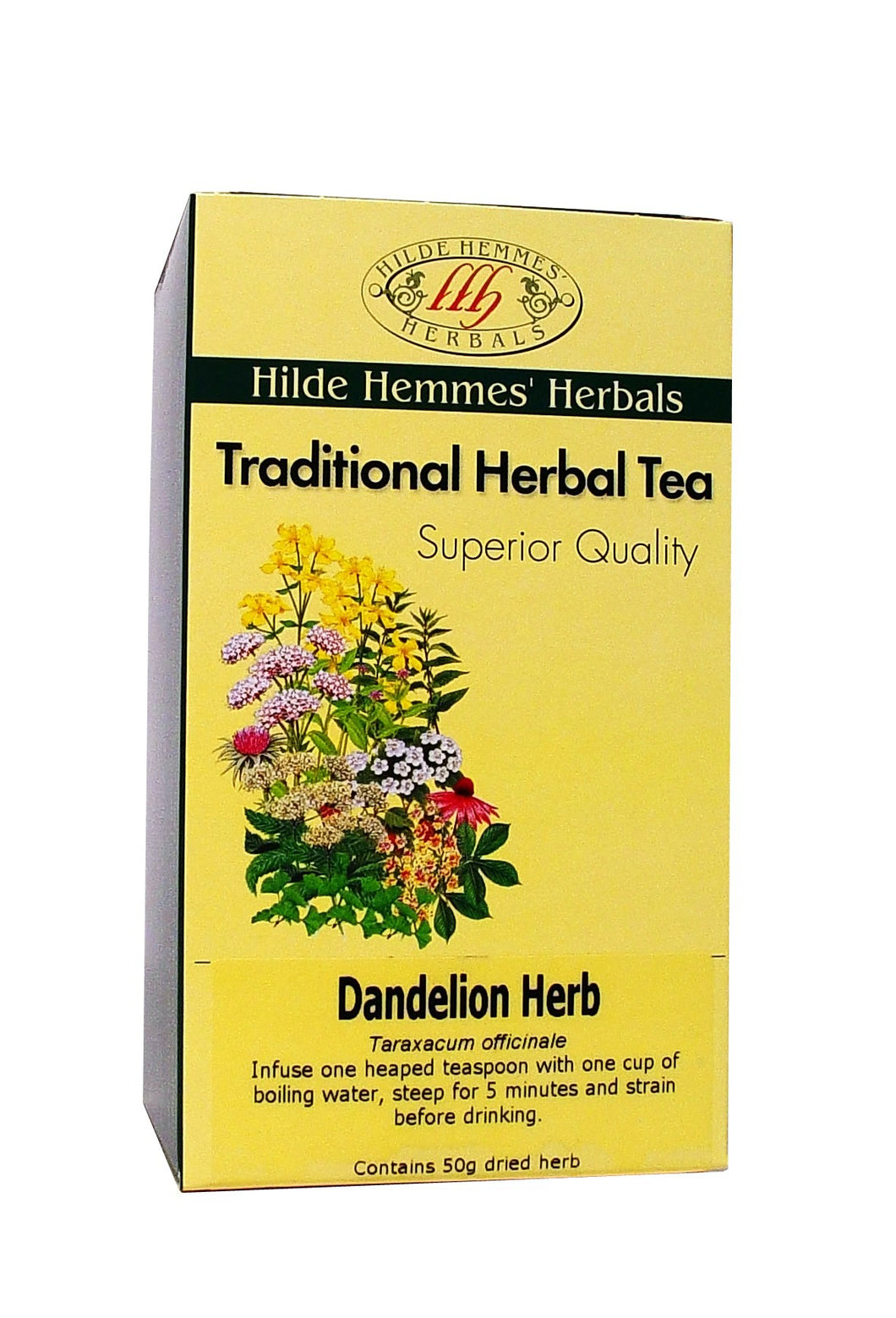 Hilde Hemme's Herbals, Traditional Herbal Tea, Dandelion Herb, 50 g