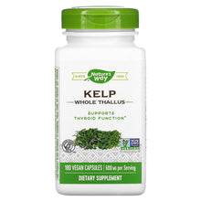 Load image into Gallery viewer, Nature&#39;s Way, Kelp, 600 mg, 180 Capsules