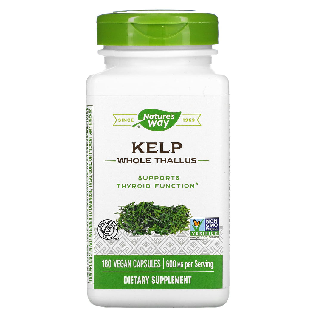 Nature's Way, Kelp, 600 mg, 180 Capsules