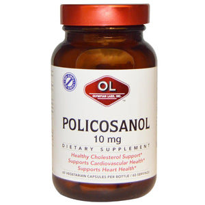 Olympian Labs Inc., Policosanol, 10 mg, 60 Veggie Capsules