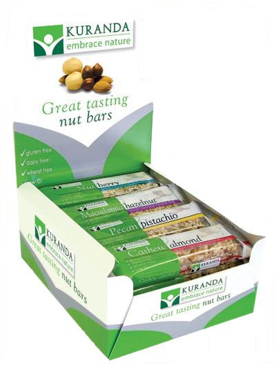 Kuranda, Natural Bars, Nut & Berry, 45 g Each X 16 Bars