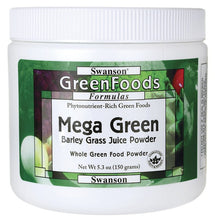 Load image into Gallery viewer, Swanson GreenFoods Formulas Mega Green Barley Grass Powder 150 g 5.03 oz
