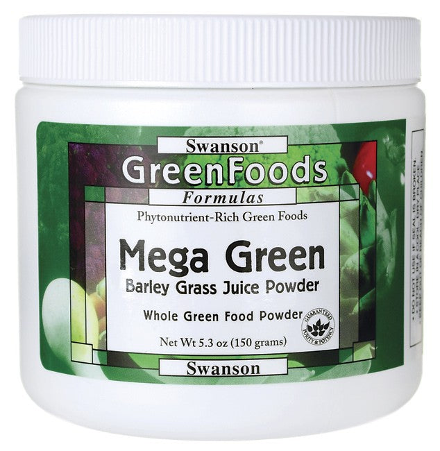 Swanson GreenFoods Formulas Mega Green Barley Grass Powder 150 g 5.03 oz