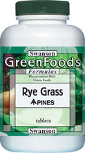 Load image into Gallery viewer, Swanson GreenFoods Formulas Rye Grass (Pines) 500mg 120 Tablets