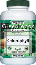 Load image into Gallery viewer, Swanson GreenFoods Formulas Chlorophyll 90 Liq Veg Caps