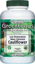 Load image into Gallery viewer, Swanson GreenFoods Formulas Cauliflower 20:1 Extract 60 Veggie Capsules
