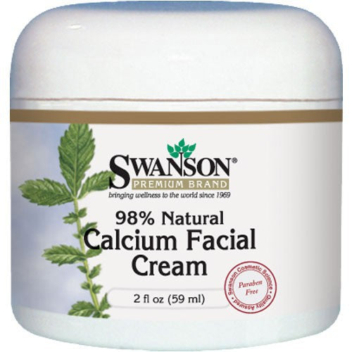 Swanson Premium Calcium Facial Cream 98% Natural - Vitamin Supplement