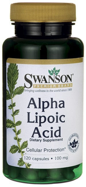 Swanson Premium Alpha Lipoic Acid 100mg 120 Capsules