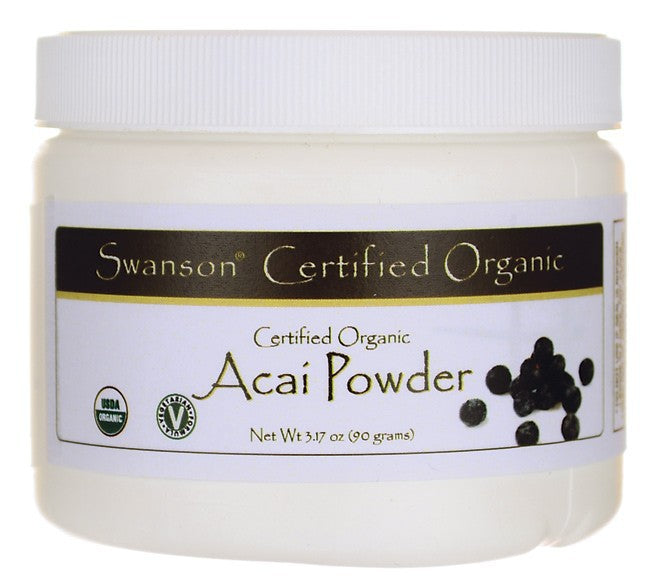 Swanson Organic Certified Organic Acai Powder 90gm