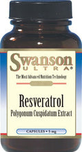 Load image into Gallery viewer, Swanson Ultra Resveratrol Polygonum Cuspidatum Extract 5mg 60 Capsules