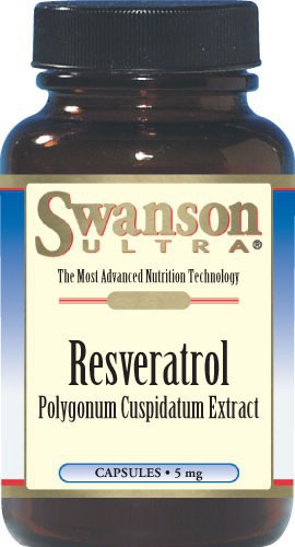 Swanson Ultra Resveratrol Polygonum Cuspidatum Extract 5mg 60 Capsules