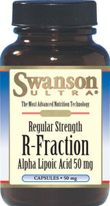 Swanson Ultra Regular Strength R-Fraction Alpha Lipoic Acid 50mg 60 Capsules