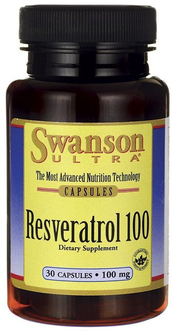 Swanson Ultra Resveratrol 100 100mg 30 Capsules - Dietary Supplement