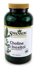 Load image into Gallery viewer, Swanson Premium Choline &amp; Inositol 250mg 250 Capsules