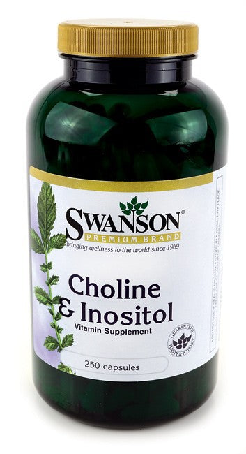 Swanson Premium Choline & Inositol 250mg 250 Capsules