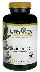 Swanson Premium Niacinamide 500mg 250 Capsuless