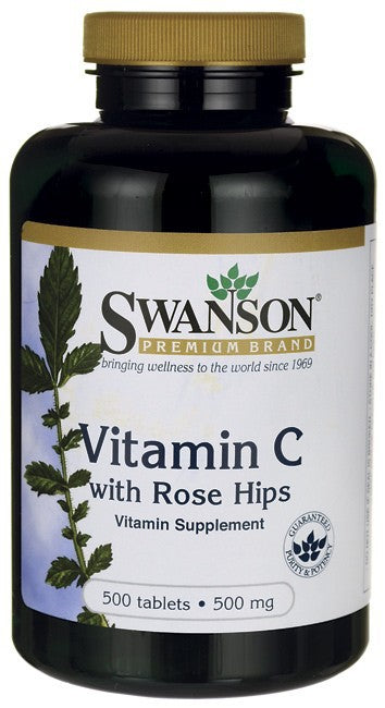 Swanson Premium Vitamin C 1000mg with Rose Hips 2500 Tablets