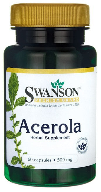 Swanson Premium Acerola 500 mg 60 Capsules