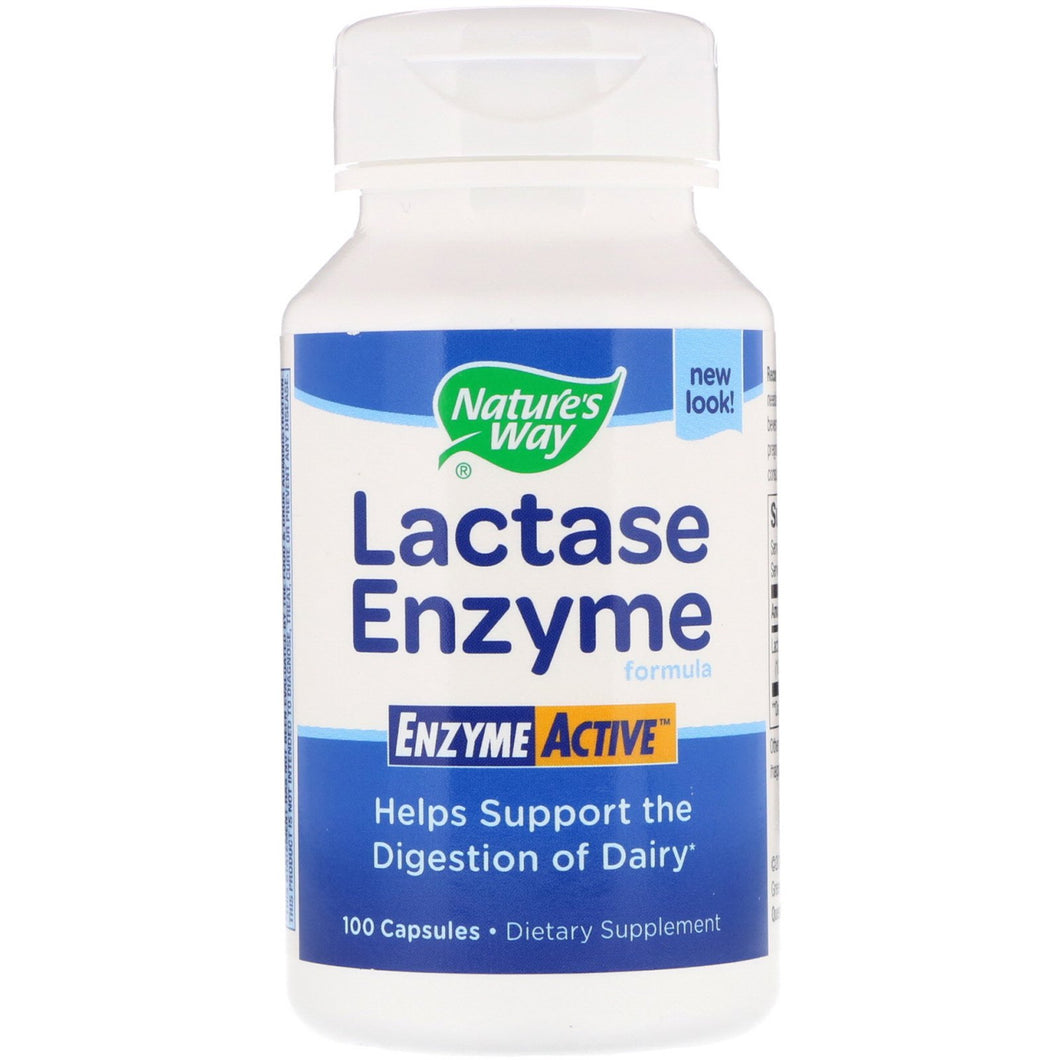 Nature's Way Lactase Enzyme Formula 100 Capsules