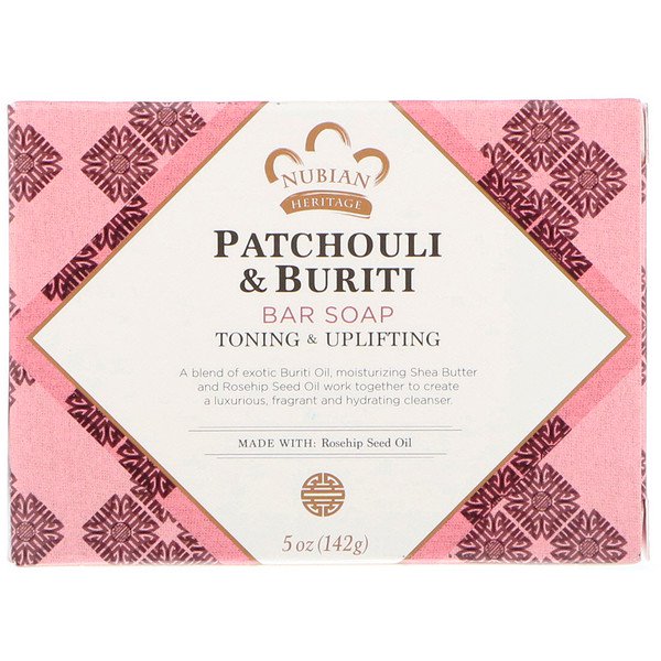 Nubian Heritage Patchouli & Buriti Bar Soap 5 oz (141g)