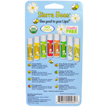 Load image into Gallery viewer, Sierra Bees Organic Lip Balms Combo Pack 8 Pack .15 oz (4.25g) Each
