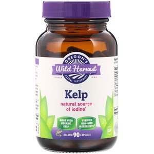 Oregon's Wild Harvest Kelp 90 Gelatin Capsules