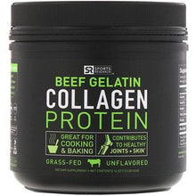 Load image into Gallery viewer, Sports Research Beef Gelatin Collagen Protein Unflavored 16 oz (454g)
