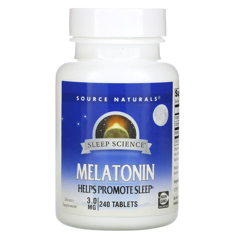 Source Naturals Melatonin 3mg 240 Tablets