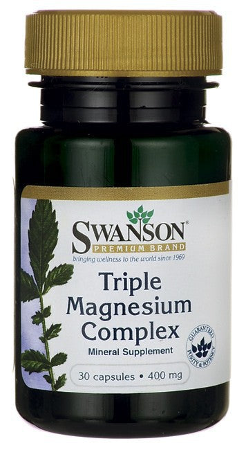 Swanson Premium Triple Magnesium Complex 30 Capsules