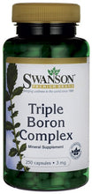 Load image into Gallery viewer, Swanson Premium Triple Boron Complex 3mg 250 Capsules