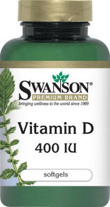 Swanson Premium Vitamin D 400IU 250 Softgels