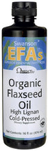 Load image into Gallery viewer, Swanson EFAs Flaxseed Oil, High Lignan (OmegaTru) 474ml