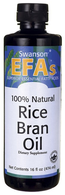 Swanson EFAs 100% Natural Rice Bran Oil - Supplement Online Australia ...