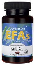 Load image into Gallery viewer, Swanson EFAs Maximum Strength Krill Oil 1000mg 30 Softgels