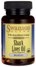 Load image into Gallery viewer, Swanson Ultra Shark Liver Oil 550mg 60 Softgels