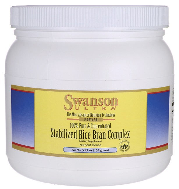 Swanson Pure Stabilized Rice Bran Complex - Supplement Australia – Mega ...