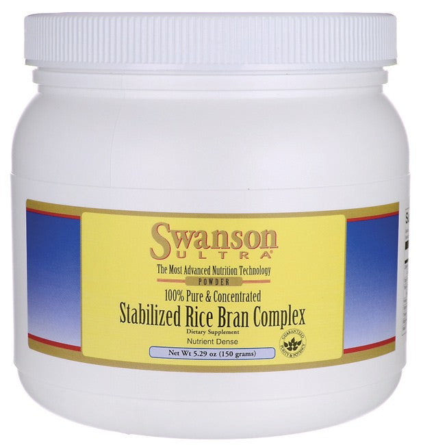 Swanson Ultra 100% Pure Stabilized Rice Bran Complex 150gm