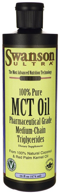 Swanson Ultra 100% Pure MCT Oil Pharmaceutical Grade 474ml