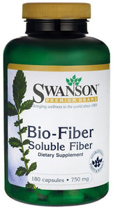 Swanson Premium Bio-Fiber 750mg 180 Capsules