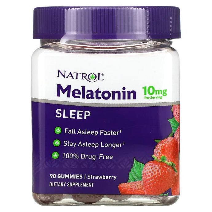 Natrol Gummies Melatonin Strawberry 10mg 90 Count