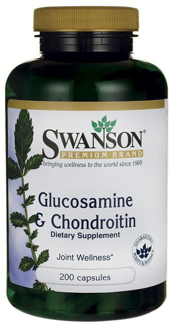 Swanson Premium Glucosamine/Chondroitin Combo 500/250mg 200 Capsules