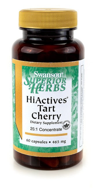 Swanson Superior Herbs HiActives Tart Cherry 465mg 60 Capsules