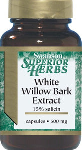 Swanson Superior Herbs White Willow Bark Extract 500Mg 120C