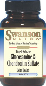 Swanson Ultra Timed-Release Glucosamine & Chondroitin Sulfate 750/600mg 120 Tablets