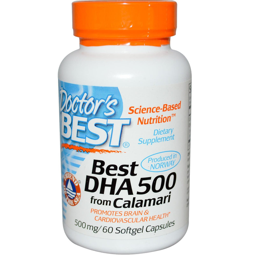 Doctor's Best, Calamari DHA Omega-3 with Calamarine, 180 Softgels