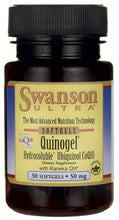 Load image into Gallery viewer, Swanson Ultra Quinogel (Hydrosoluble Ubiquinol CoQ10) 50mg 30 Softgels
