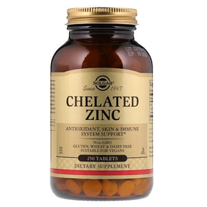 Solgar Chelated Zinc 250 Tablets