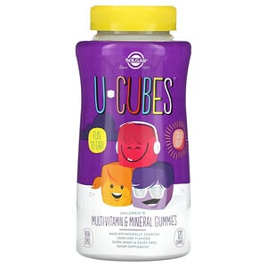 Solgar U-Cubes Children's Multi-Vitamin & Mineral Gummies Cherry & Orange 120 Gummies