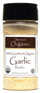 Swanson Organics 100% Certified Organic Garlic Powder 71gm 2.5 oz
